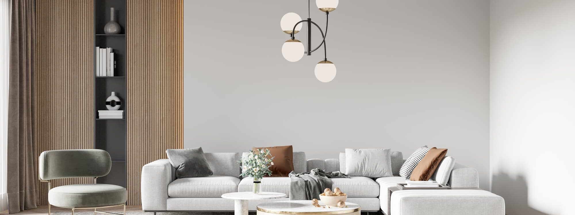LUMINAIRE_SUSPENDU_SALON 2000X750 | Caractère Colmar Quel luminaire suspendu choisir pour illuminer votre salon tout en affirmant un style contemporain ? Barr