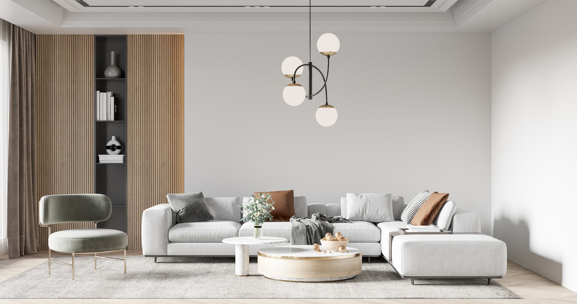 Quel luminaire suspendu choisir pour illuminer votre salon tout en affirmant un style contemporain ? Barr